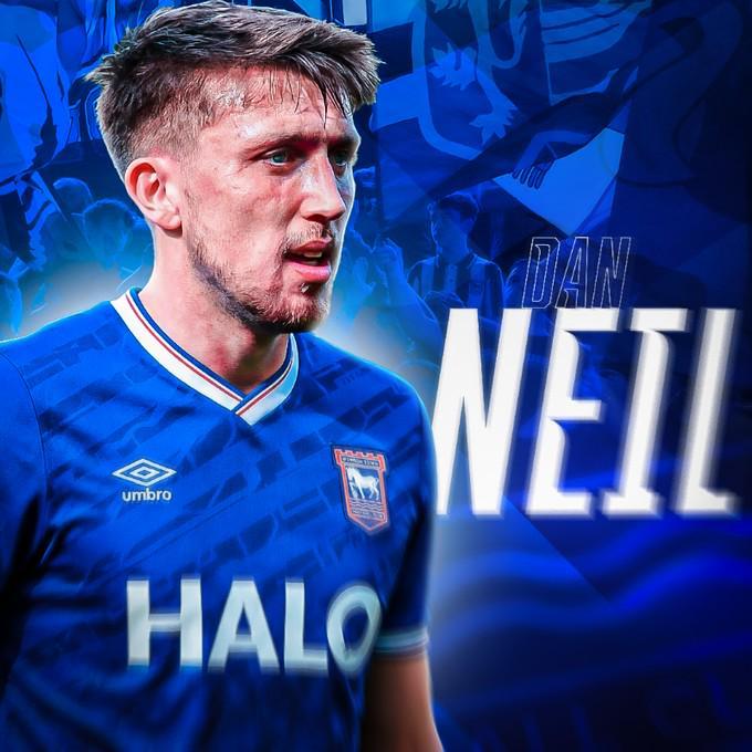 世界杯直播软件安装-官方：桑德兰中场丹尼尔-尼尔租借加盟英冠伊普斯维奇